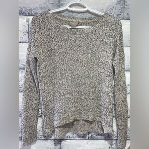 Vero Moda Cool Cape Knit Sweater Grey/White XS High Low